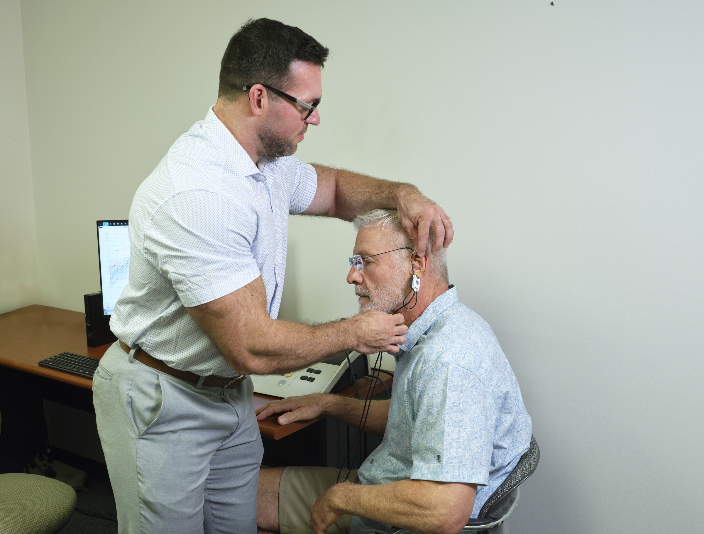 Placing a probe microphone in a patient's ear canal